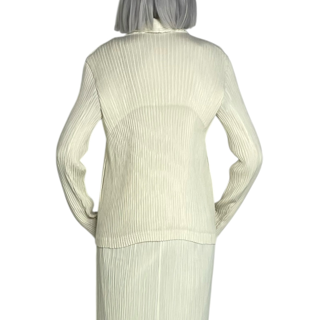 HATCHING PLEATS JACKET