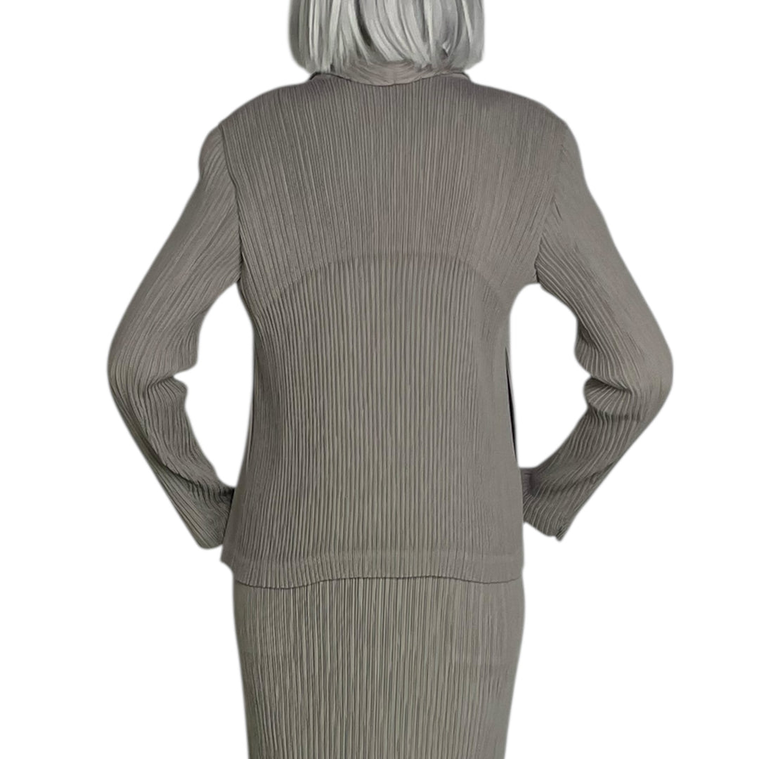 HATCHING PLEATS JACKET