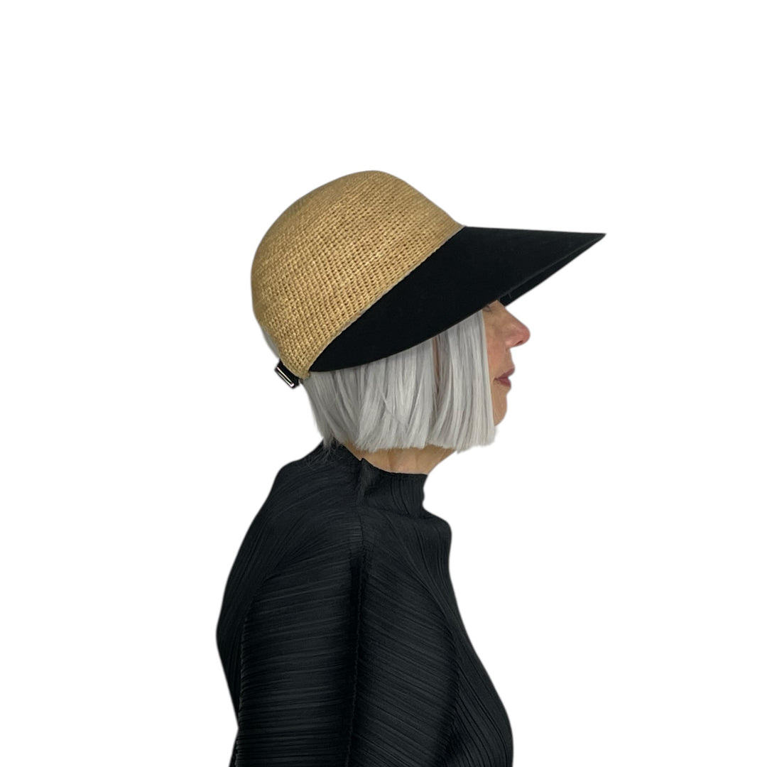 BLAISE WIDE BRIM VISOR CAP