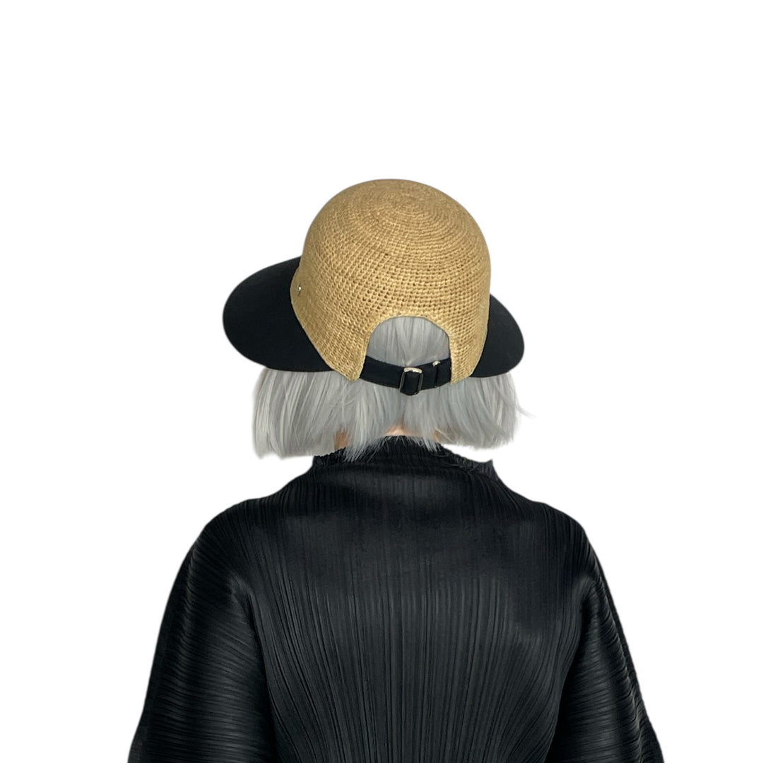 BLAISE WIDE BRIM VISOR CAP