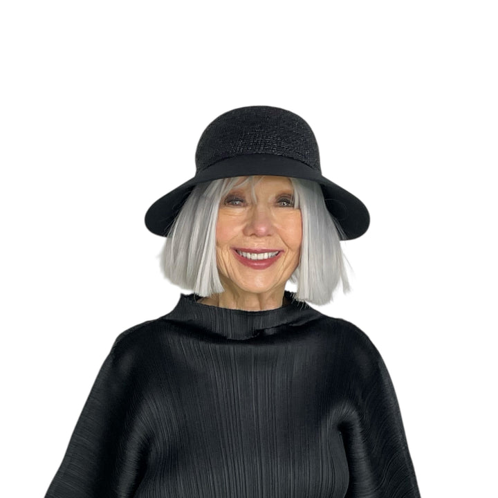 BLAISE WIDE BRIM VISOR CAP