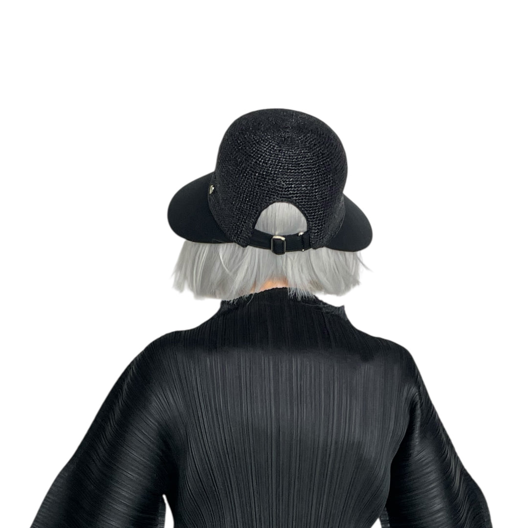 BLAISE WIDE BRIM VISOR CAP