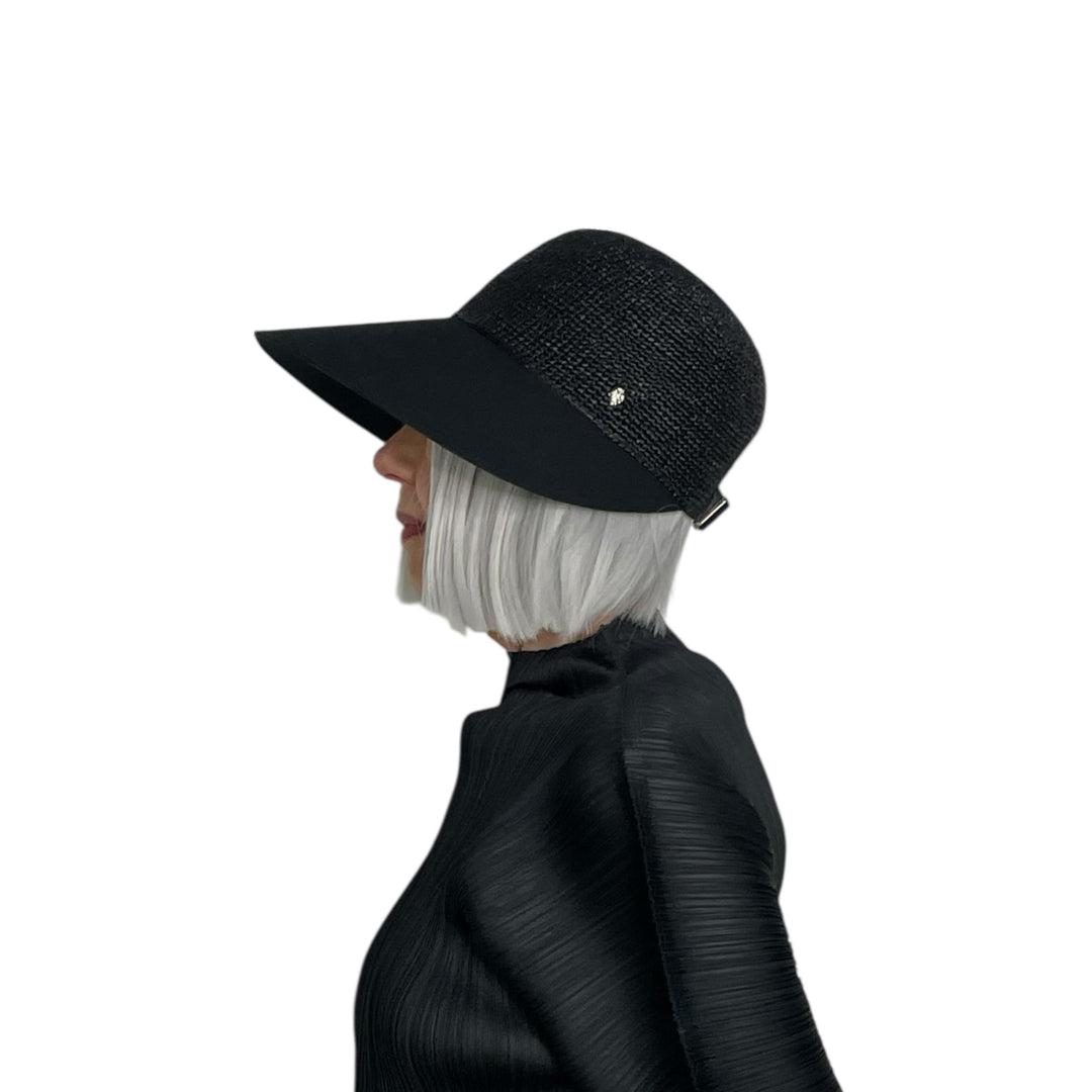 BLAISE WIDE BRIM VISOR CAP