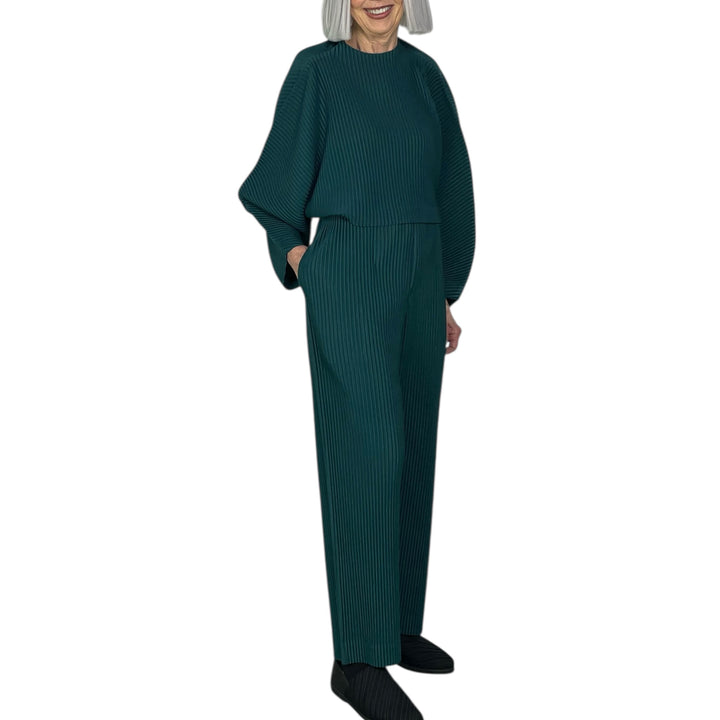 COLOR PLEATS 1 STRAIGHT PANT