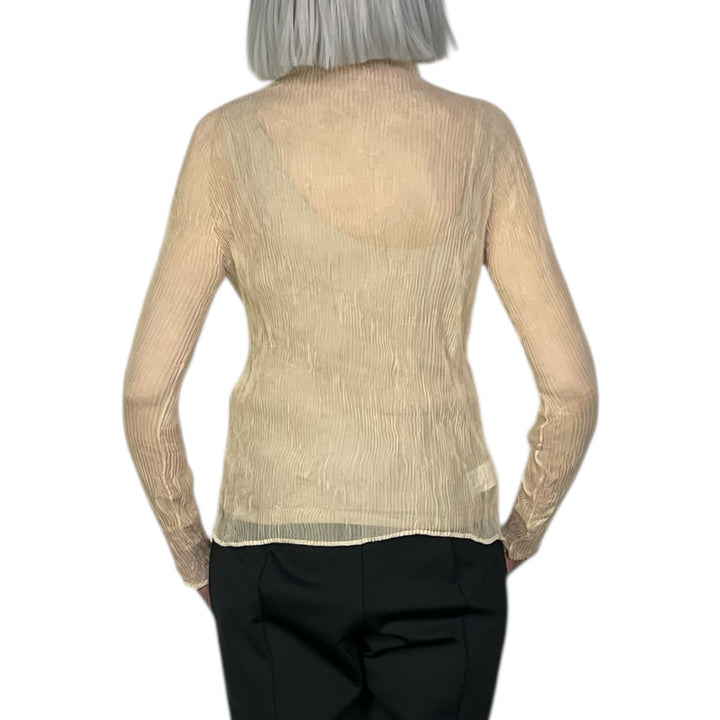 CHIFFON TWIST 1 HI-NECK TOP