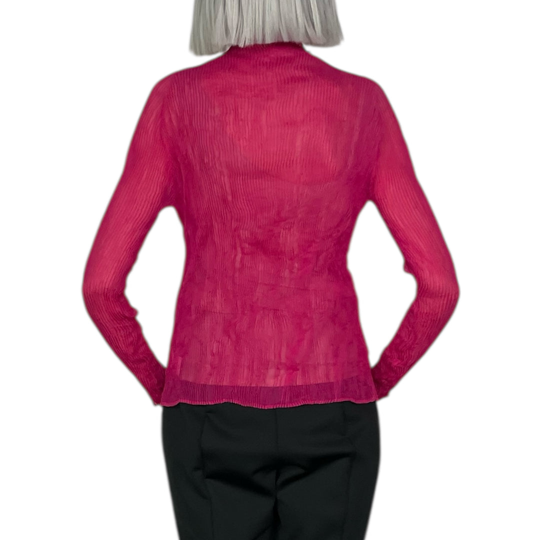 CHIFFON TWIST 1 HI-NECK TOP