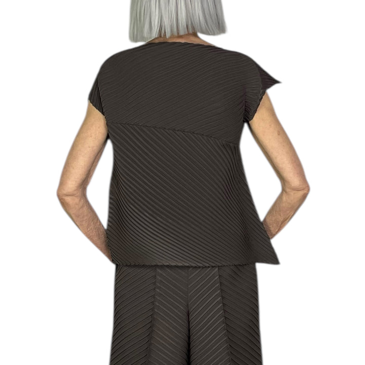 PLASTER PLEATS SOLID TOP