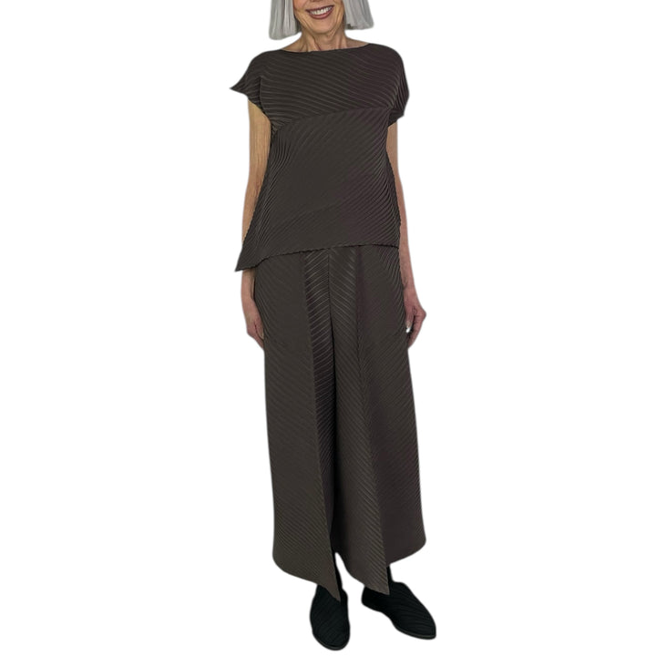 PLASTER PLEATS SOLID TOP