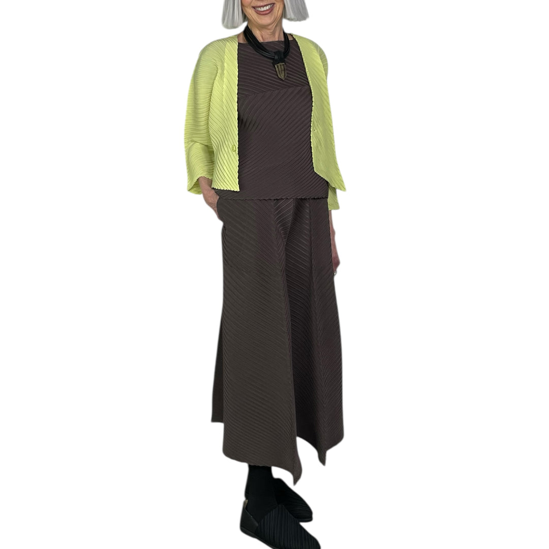 PLASTER PLEATS SOLID PANT