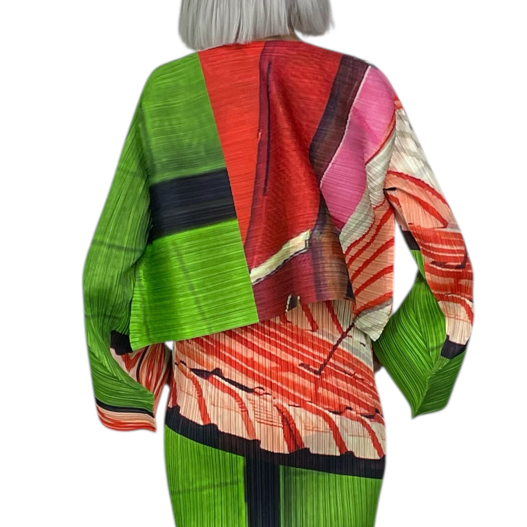 CITY COLLAGE CROP JACKET