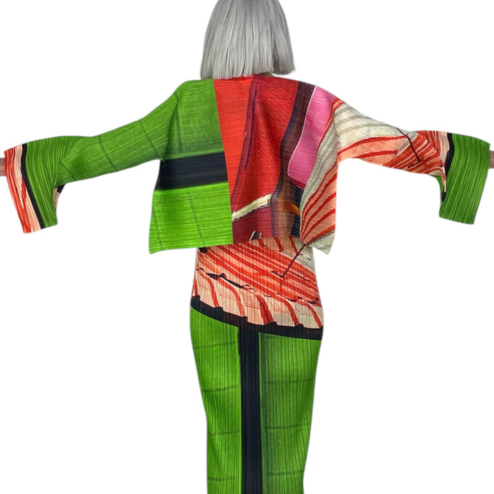 CITY COLLAGE CROP JACKET