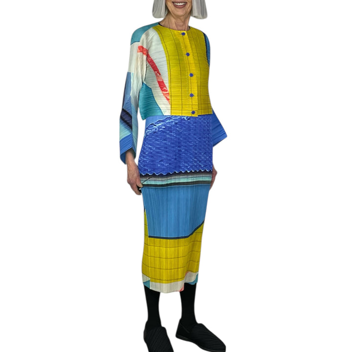 CITY COLLAGE CROP JACKET