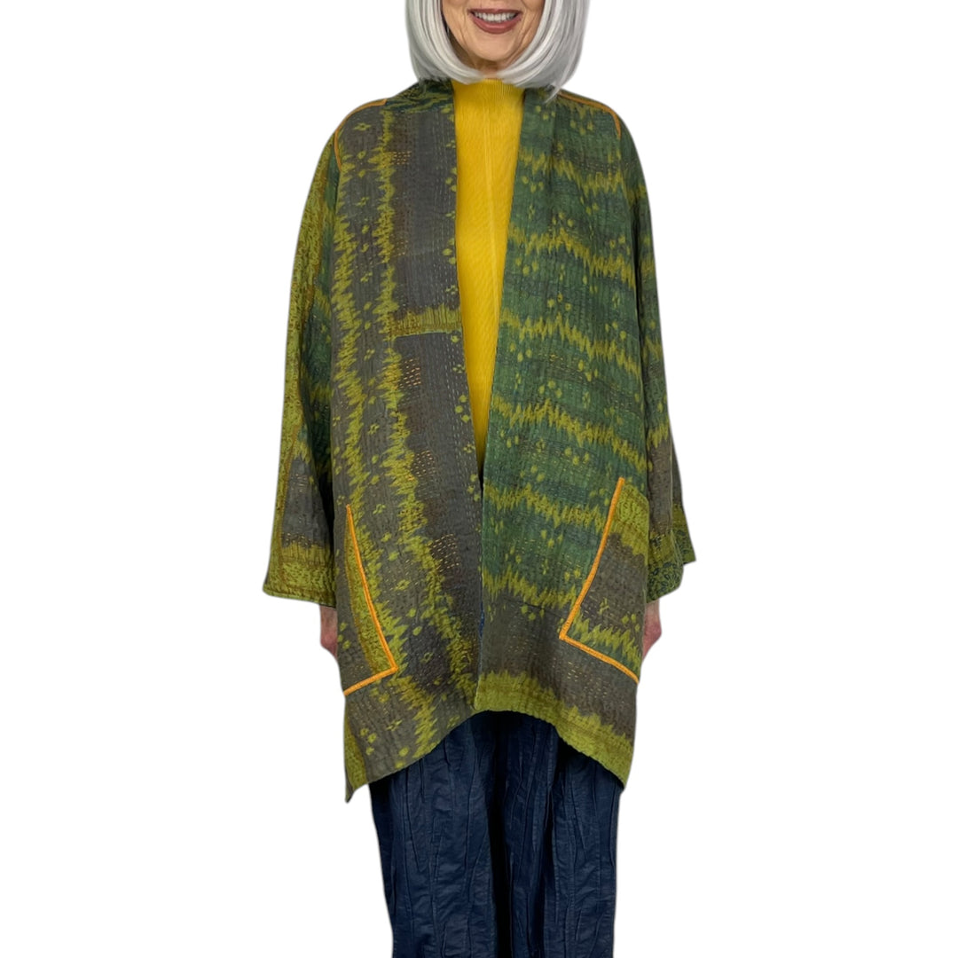 OVERDYE KANTHA A-LINE JACKET