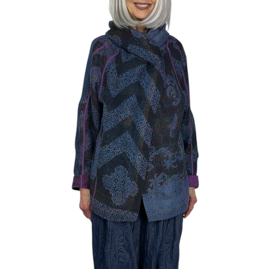 OVERDYE KANTHA HOODIE JACKET