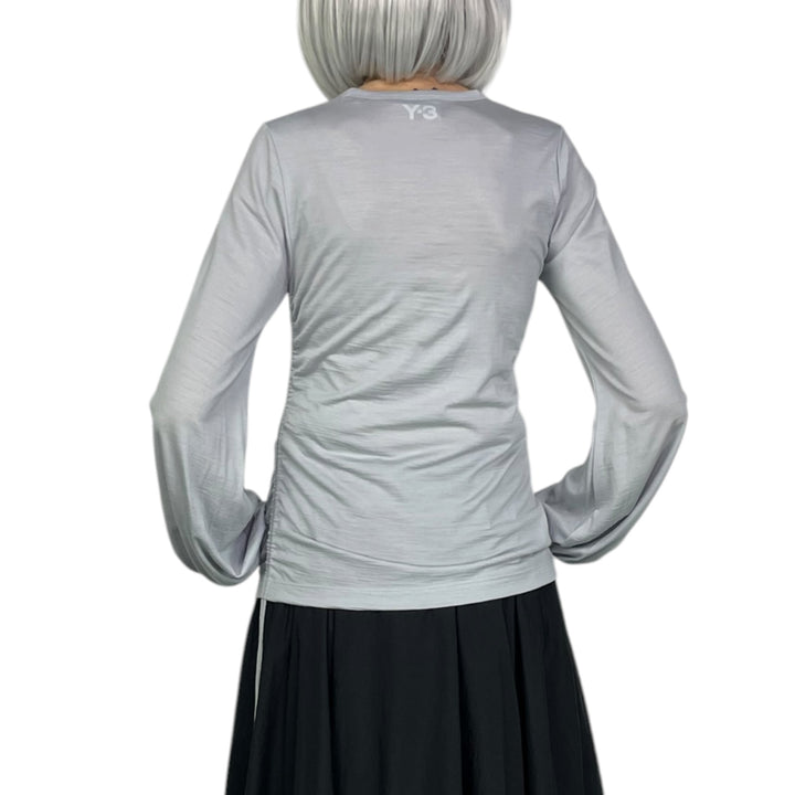 CINCHED DRAPE L/S TEE
