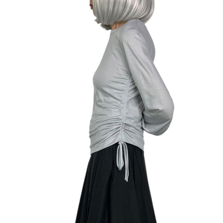 CINCHED DRAPE L/S TEE