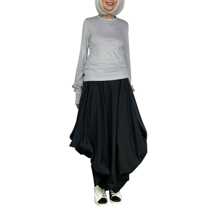 GRADIENT 3-STRIPES BALLOON SKIRT