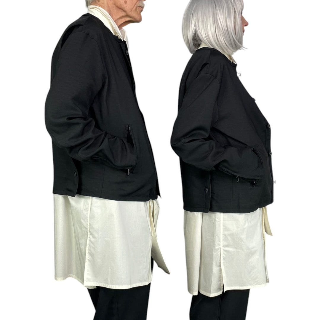 SPORT UNIFORM ADAPTIVE COLLARLESS BLOUSON
