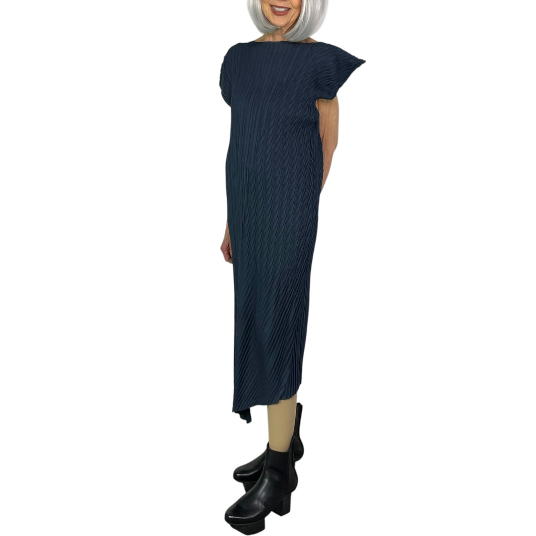 UNFURLING PLEATS DRESS
