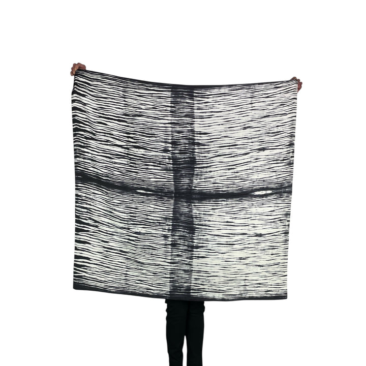 TRACES PRINT SILK SCARF