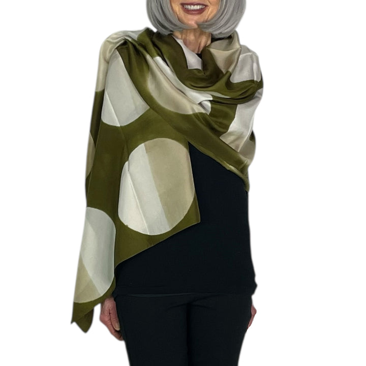 NOCTURNE PRINT SILK SCARF