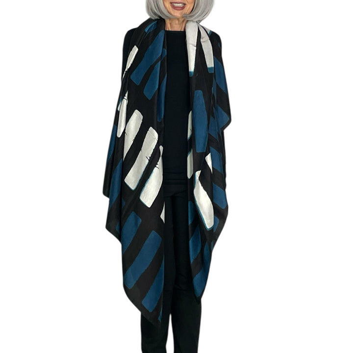 ENSEMBLE PRINT SILK SCARF