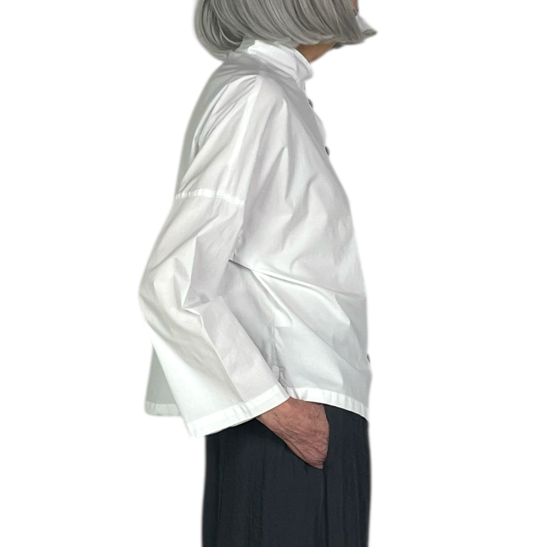 ANGLED HEM SHIRT