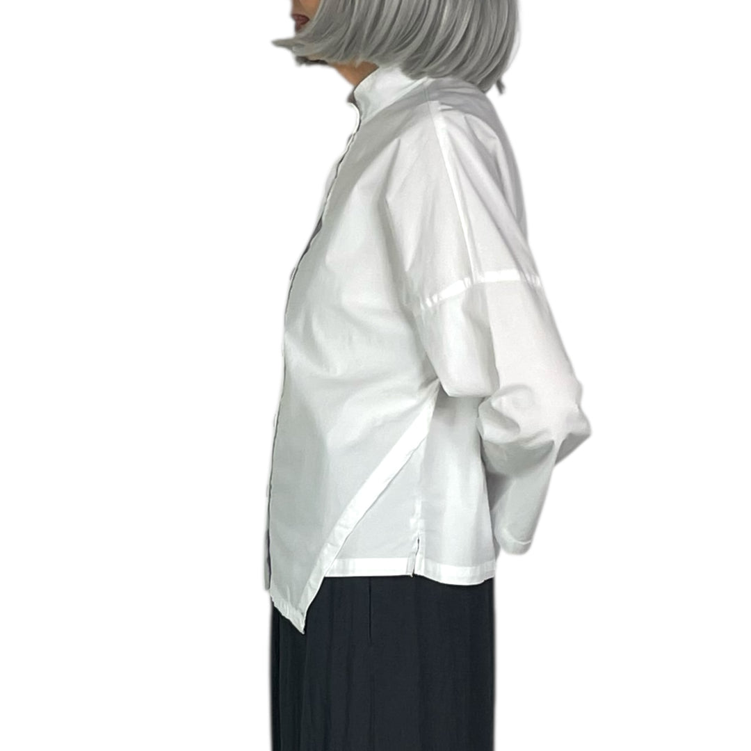 ANGLED HEM SHIRT