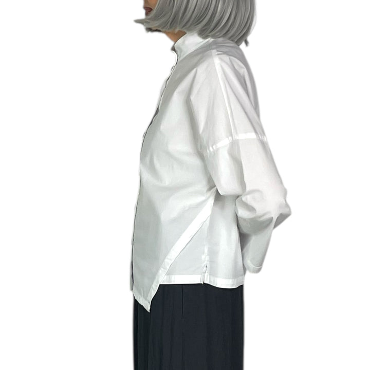 ANGLED HEM SHIRT