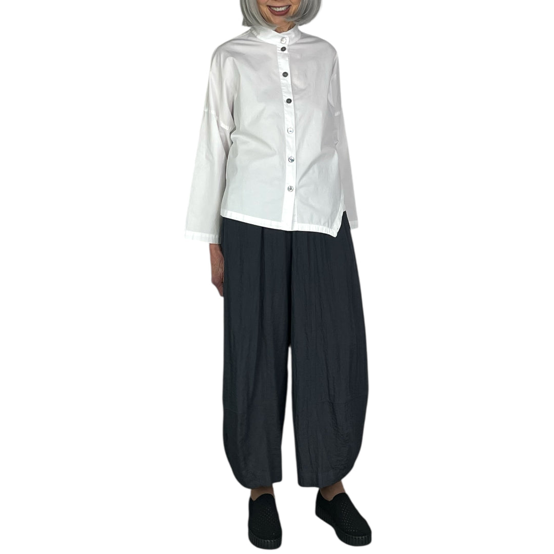 ANGLED HEM SHIRT