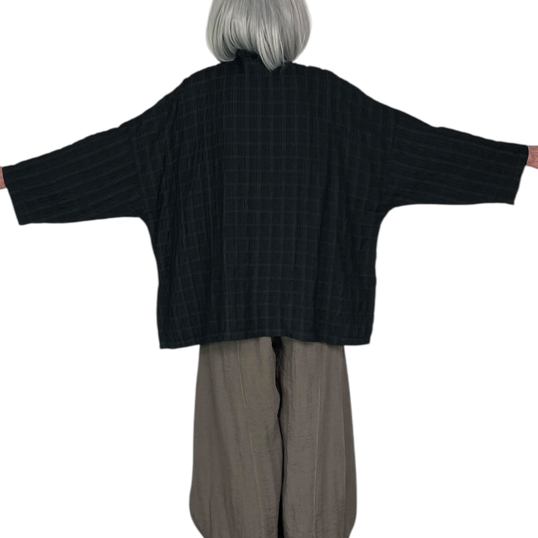 STRIPE CRINKLE BIG SHIRT