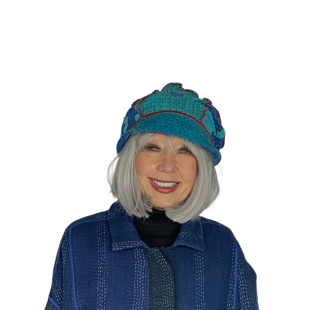 VINTAGE COTTON HALF BRIM HAT