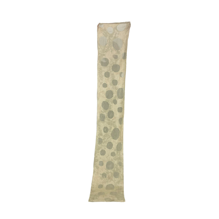 CUT THROUGH DOT & HOLES SCARF SMALL