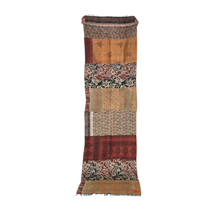 VINTAGE SILK KANTHA SHAWL MEDIUM