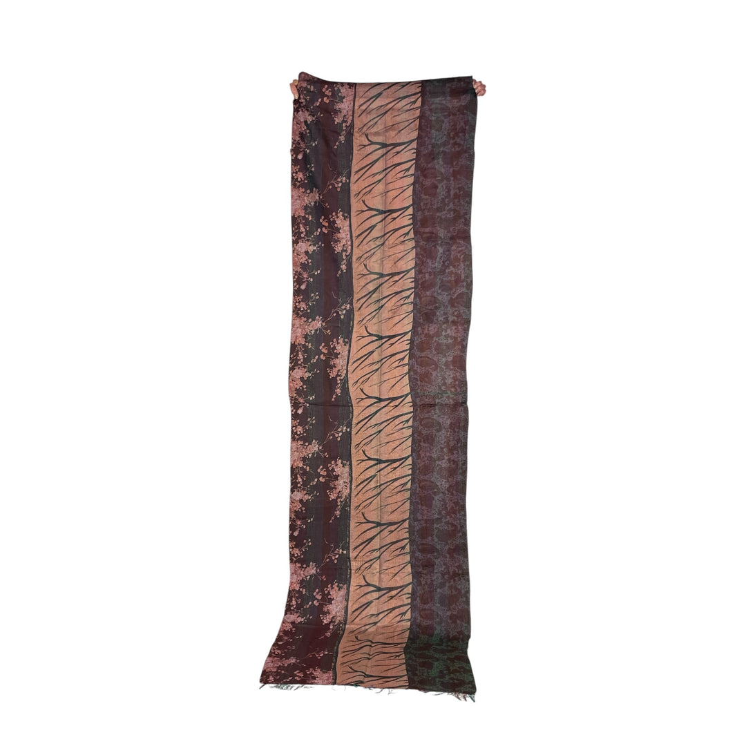 VINTAGE SILK KANTHA SHAWL MEDIUM