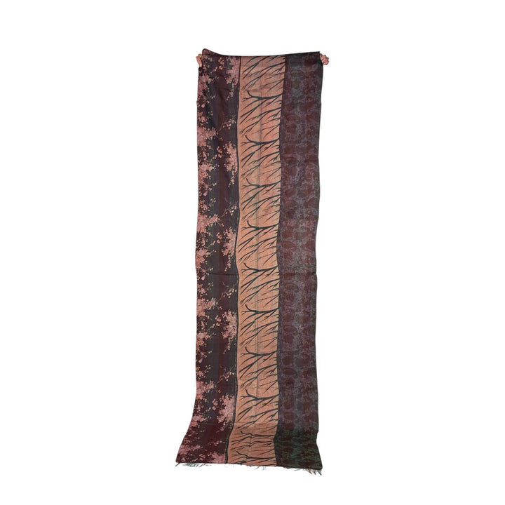 VINTAGE SILK KANTHA SHAWL MEDIUM