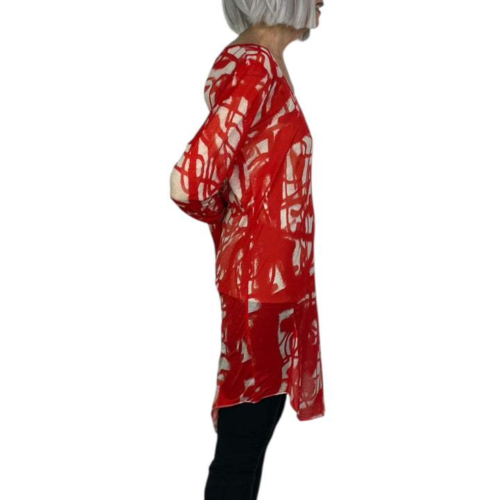 SILK JERSEY PRINT TEE