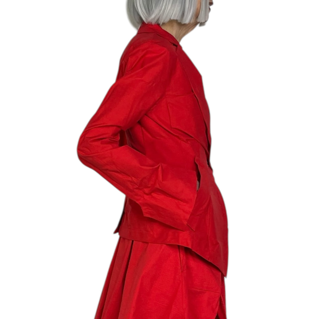 3D OPTIC CIRCLE PRINT JACKET