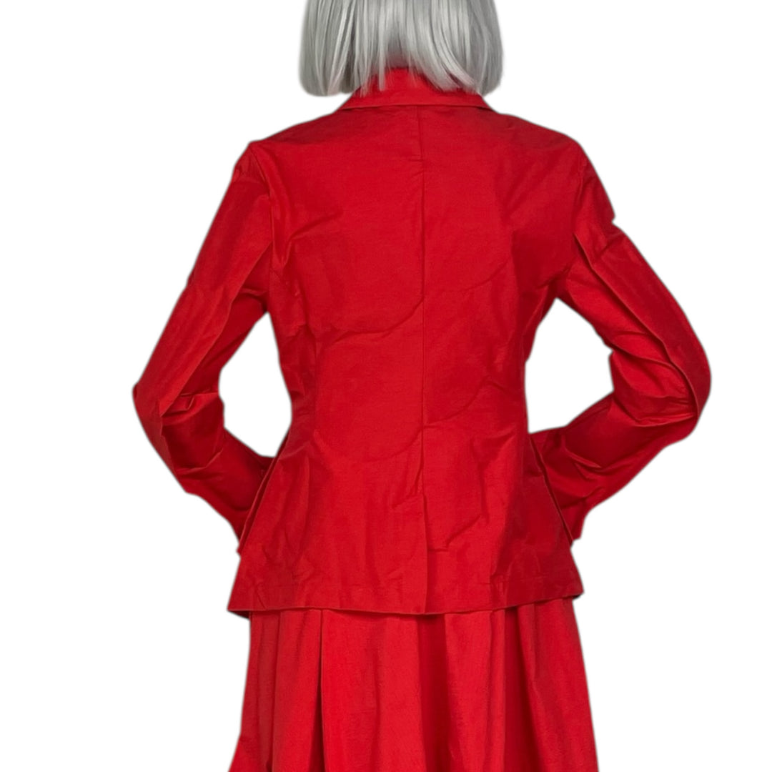 3D OPTIC CIRCLE PRINT JACKET
