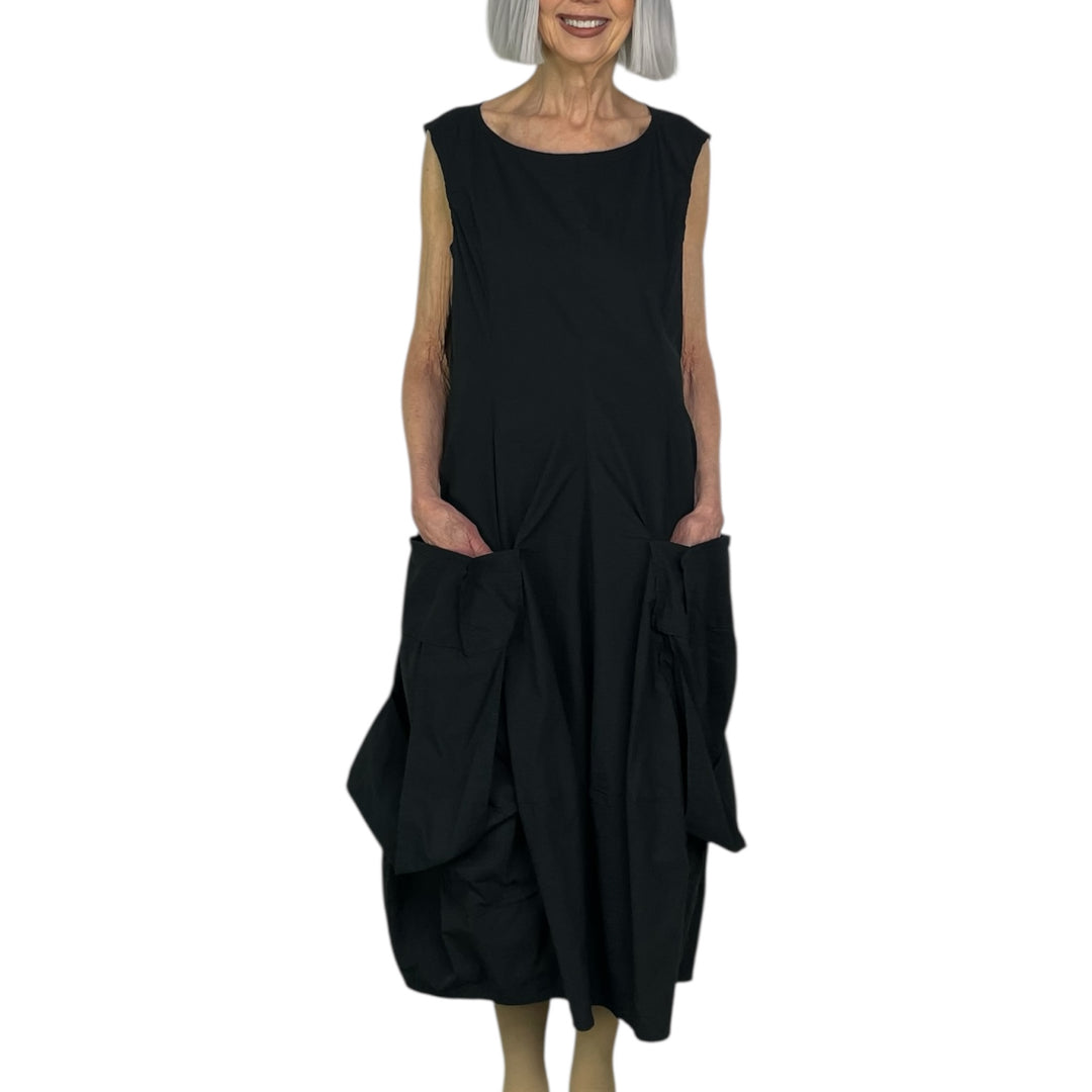 TEXTURED SLEEVELESS DRESS