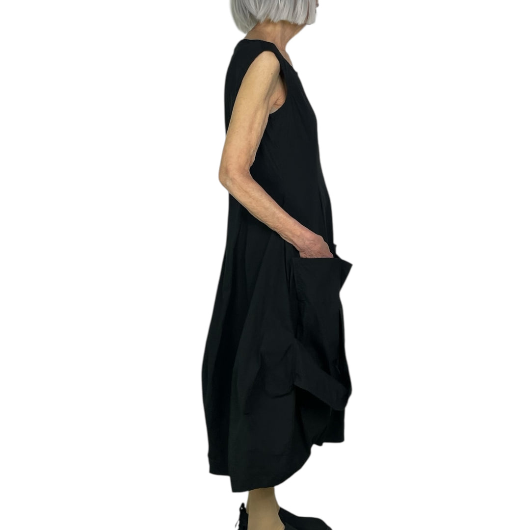 TEXTURED SLEEVELESS DRESS