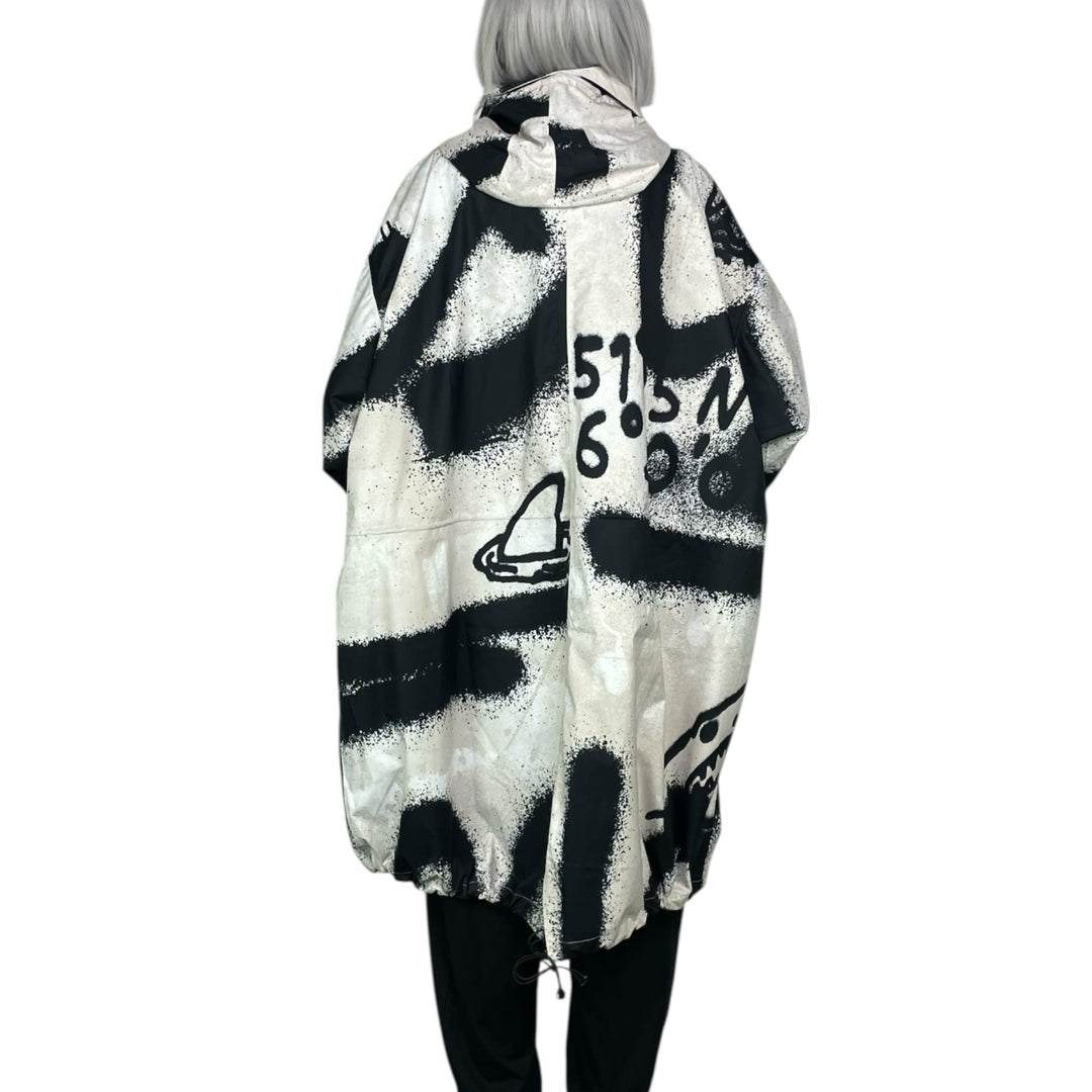 PRINT WATERPROOF RAINCOAT