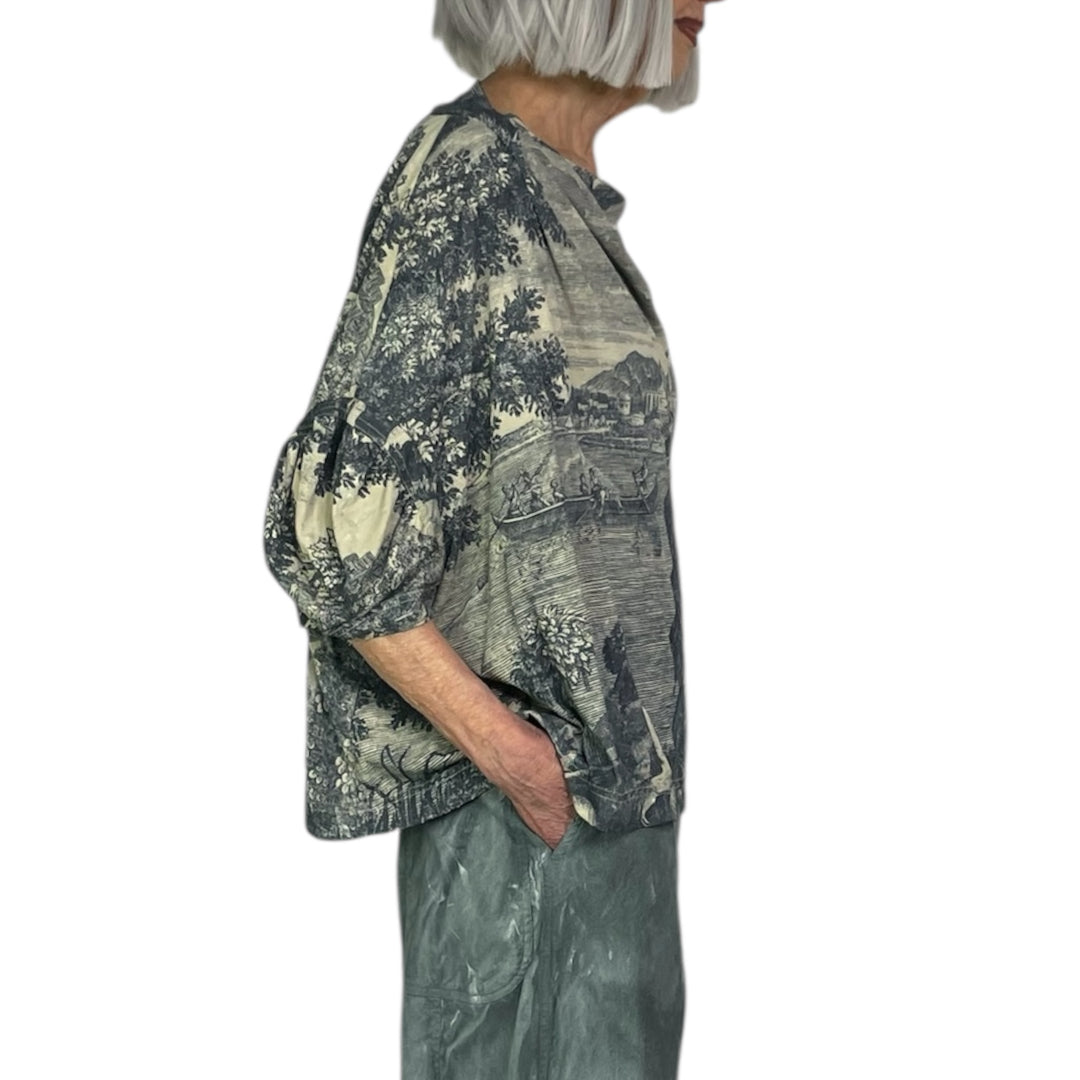 SCENIC PRINT S/S TOP