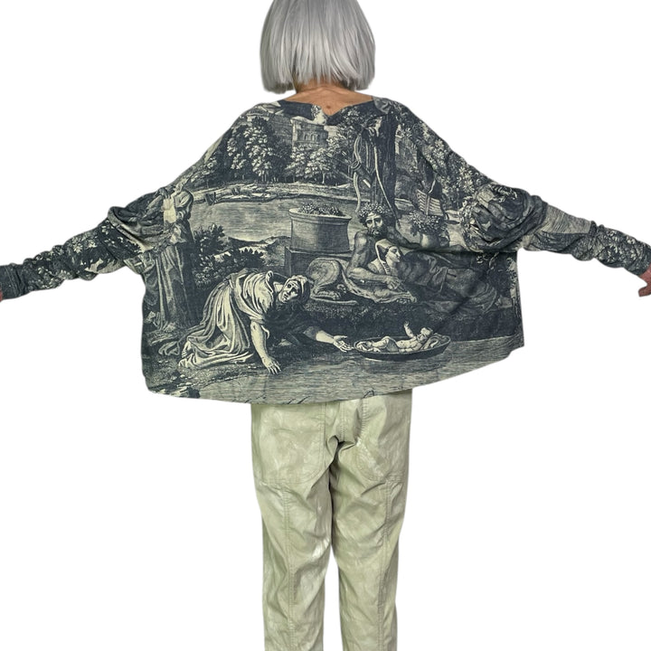 SCENIC PRINT L/S TOP