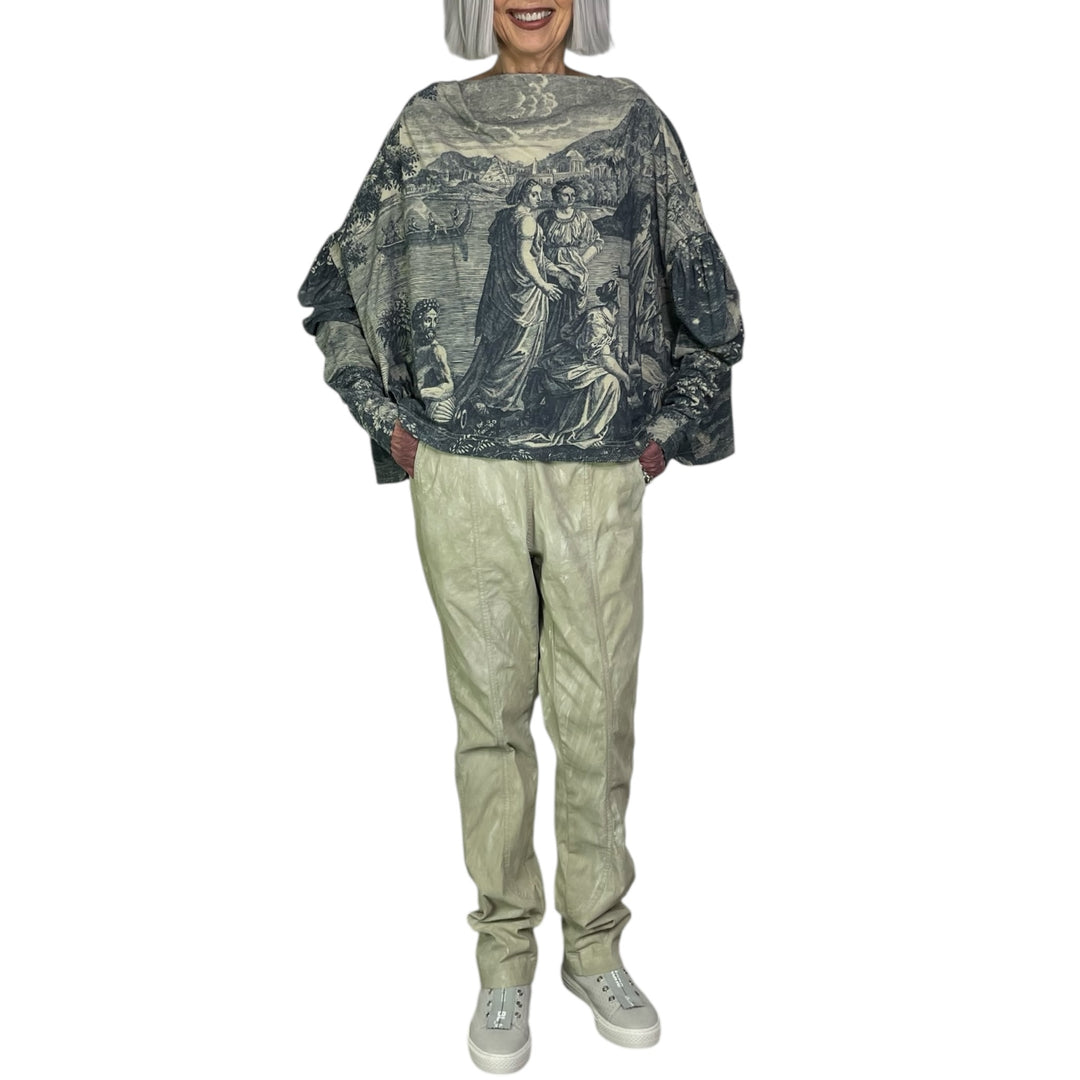 STRETCH TWILL SLIM LEG PANT