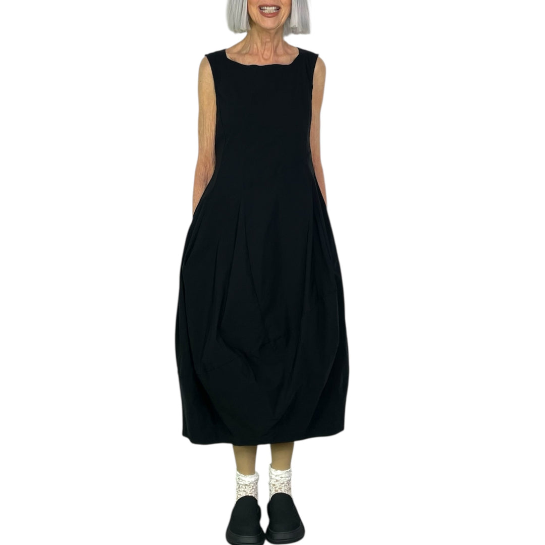 SOLID SLEEVELESS DRESS