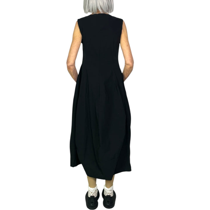 SOLID SLEEVELESS DRESS