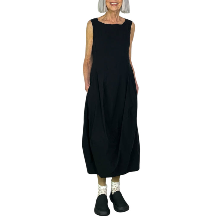 SOLID SLEEVELESS DRESS