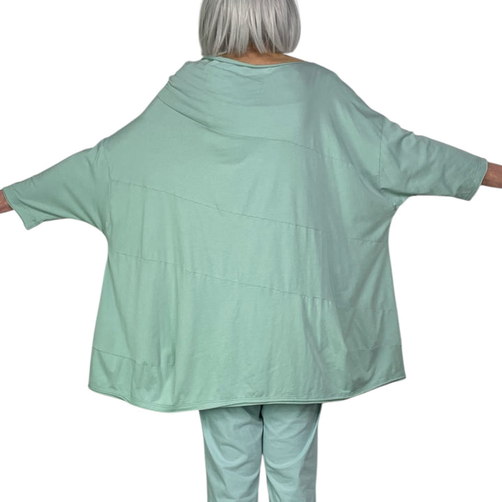 SOLID JERSEY TUNIC TOP