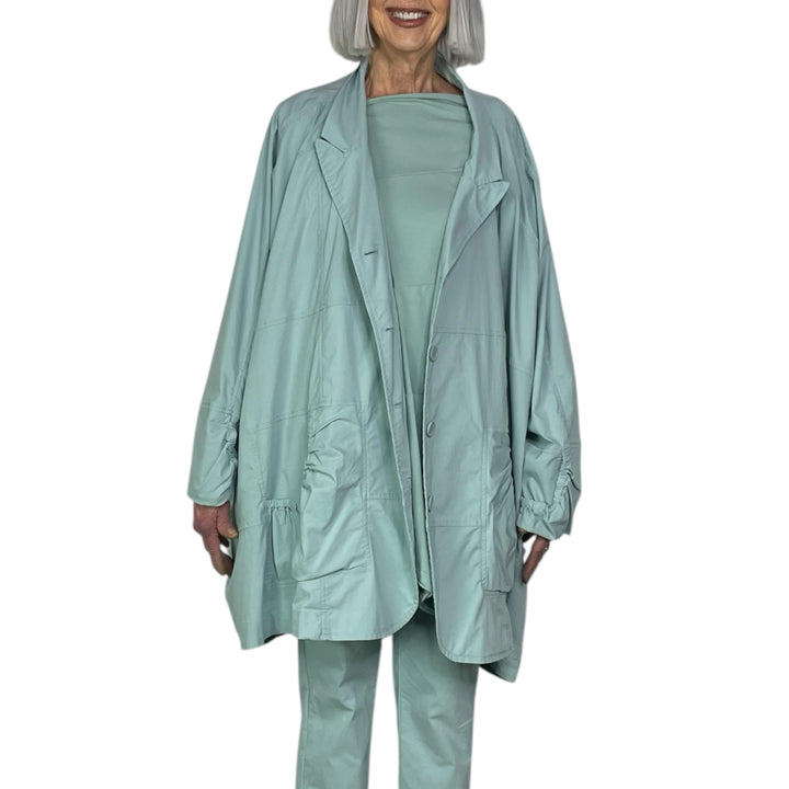 OVERSIZED RUCHED POCKETS JACKET